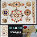 OEM gros 3d tatouage temporaire tatouage excellent design pour adultes haute qualité 3d temporaire YH 023